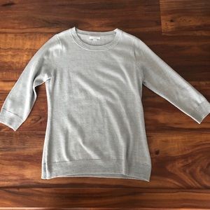 Gray sparkling sweater